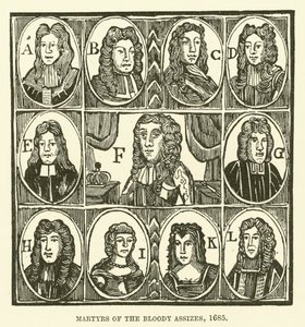 Mártires de las Asambleas Sangrientas, 1685 de English School